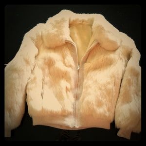 White Rabbit Fur Jacket